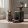 Bravonne SmartBowl Pro Automatic Cat Feeder Black WiFi — App-Controlled, Up to 4 Daily Meals | Bravonne