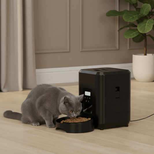 Bravonne SmartBowl Pro Feeder Display Panel — Set Portion Size and Feeding Schedule via App or Button | Bravonne
