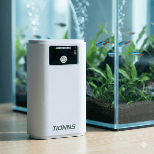 Bravonne OxyLux Intelligent Fish Tank Air Pump — Ultra-Quiet Oxygenation for Aquariums | Bravonne