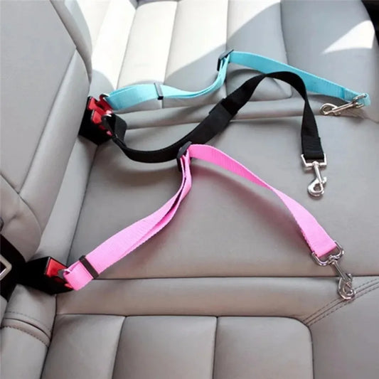 Bravonne SecureRide Dog Seat Belt Gray Variant — Click-In Connector Compatible with UK Seatbelts | Bravonne
